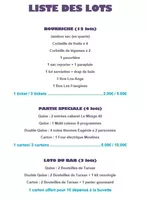 Liste lot bourriche-partie spec et bar Liste lot bourriche-partie spec et bar