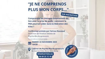 Conférence : Je ne comprends plus mon corps