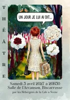 Affiche Théâtre les Hébergées La Cale à Scène