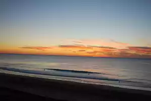 plage coucher de soleil